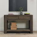 Dark Oak Console Table 125cm Wide