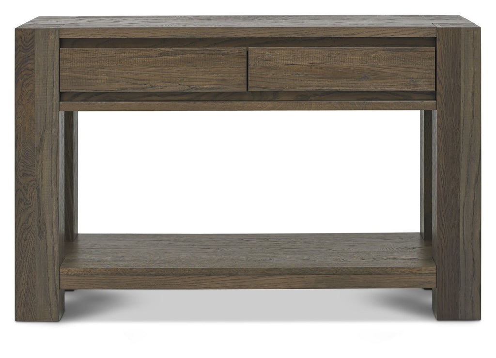 Dark Oak Console Table 125cm Wide - Home Furniture Interiors