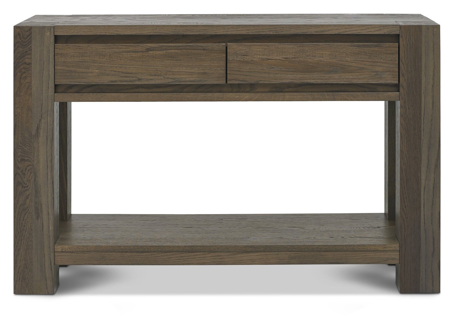 Dark Oak Console Table 125cm Wide - Home Furniture Interiors