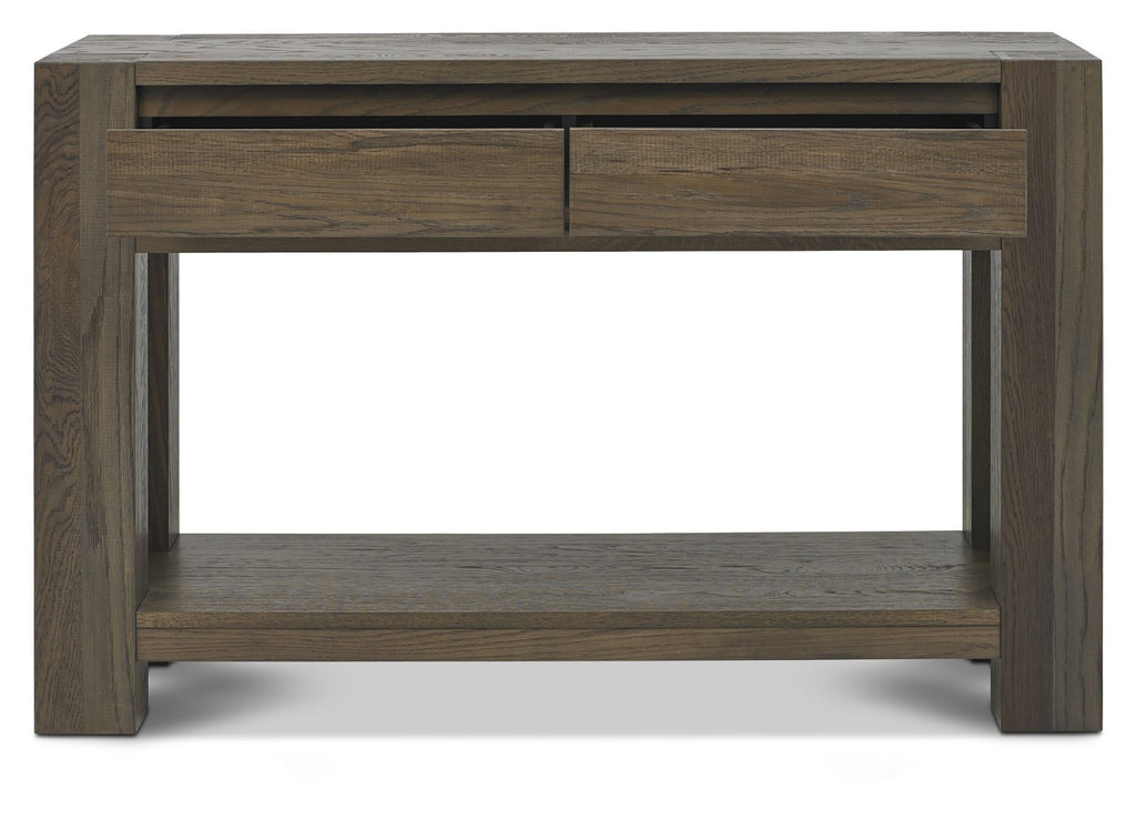 Dark Oak Console Table 125cm Wide - Home Furniture Interiors
