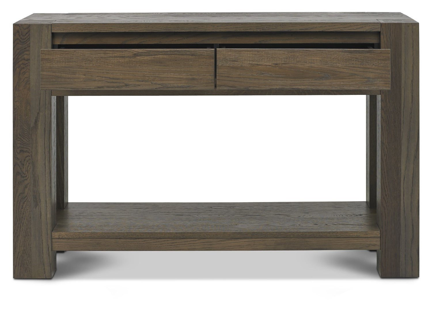 Dark Oak Console Table 125cm Wide - Home Furniture Interiors