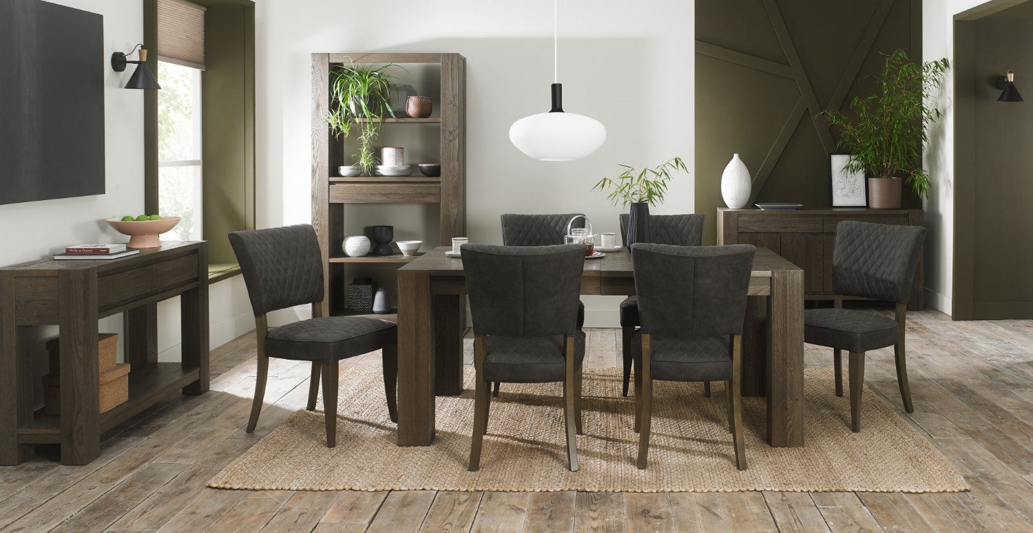 Dark Oak Console Table 125cm Wide - Home Furniture Interiors