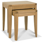Oak Nest of 2 Lamp Tables - Home Furniture Interiors