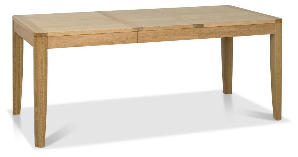 Oak Lacquer Medium Extending Dining Table 140 to 185cm - Home Furniture Interiors