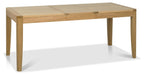 Oak Lacquer Medium Extending Dining Table 140 to 185cm - Home Furniture Interiors