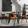 Weathered Oak Round 4 Seater Dining Table Peppercorn Base