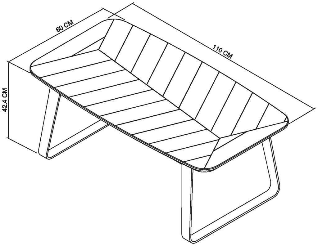 Retro Rustic Oak Coffee Table with Peppercorn Metal Base - Home Furniture Interiors