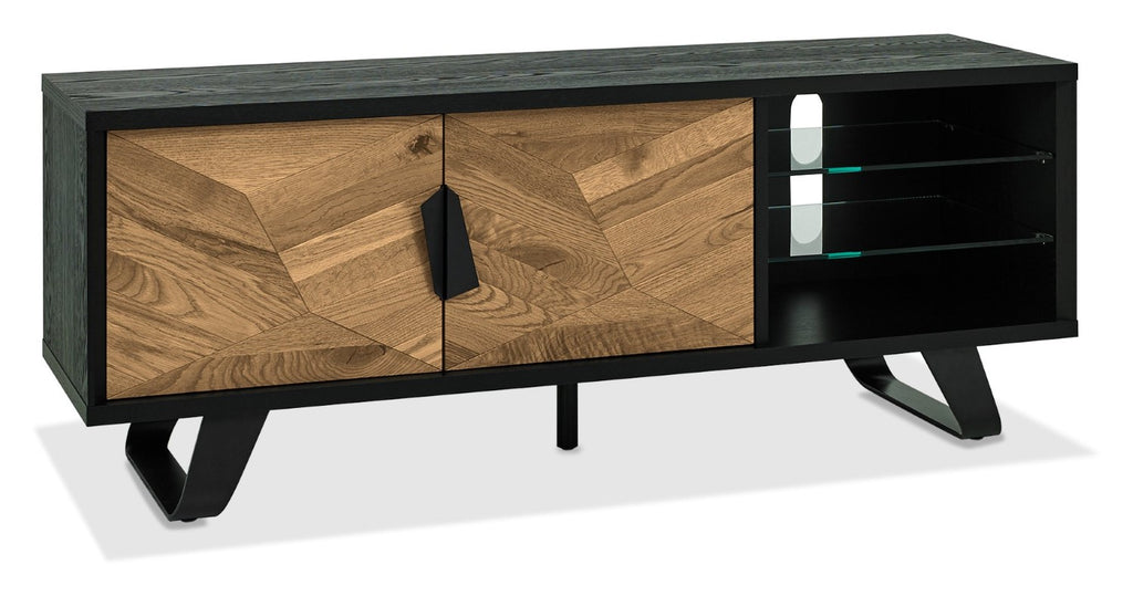 Rustic Oak TV Entertainment Media Unit - Home Furniture Interiors