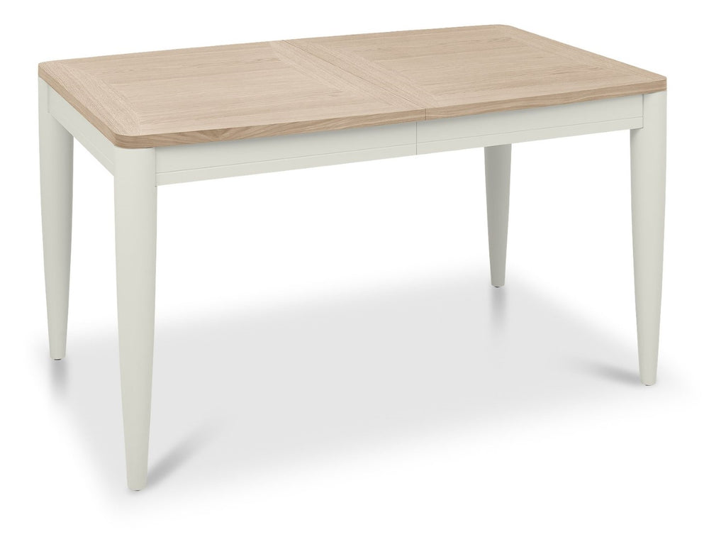 Grey and Scandi Oak Extending Dining Table 4 to 6 Seater
