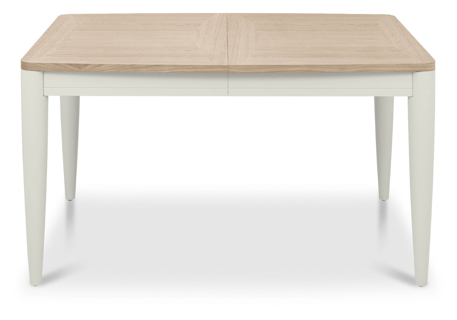 Grey and Scandi Oak Extending Dining Table 4 to 6 Seater - Home Furniture Interiors