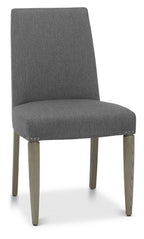 Silver Grey Oval Extending Dining Table Set 4 Grey Chairs - Home Furniture Interiors