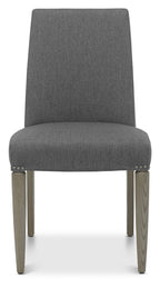 Silver Grey Oval Extending Dining Table Set 4 Grey Chairs - Home Furniture Interiors