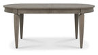Silver Grey 6 to 8 Seat Oval Extending Dining Table - Home Furniture Interiors