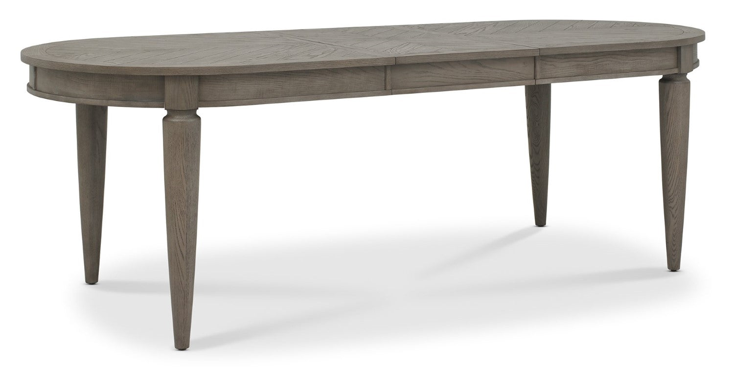 Silver Grey 6 to 8 Seat Oval Extending Dining Table - Home Furniture Interiors