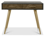 Fumed Oak And Peppercorn Dressing Table - Home Furniture Interiors