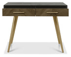 Fumed Oak And Peppercorn Dressing Table - Home Furniture Interiors