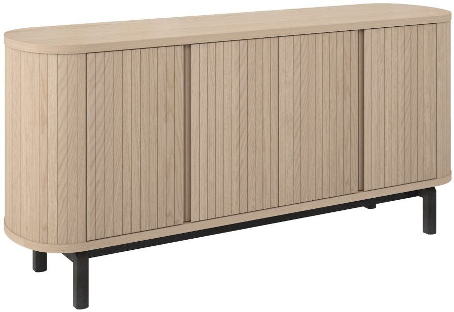 Light Oak Wide Sideboard Peppercorn Legs