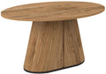 Rustic Oak And Peppercorn Large 200cm Oval Dining Table