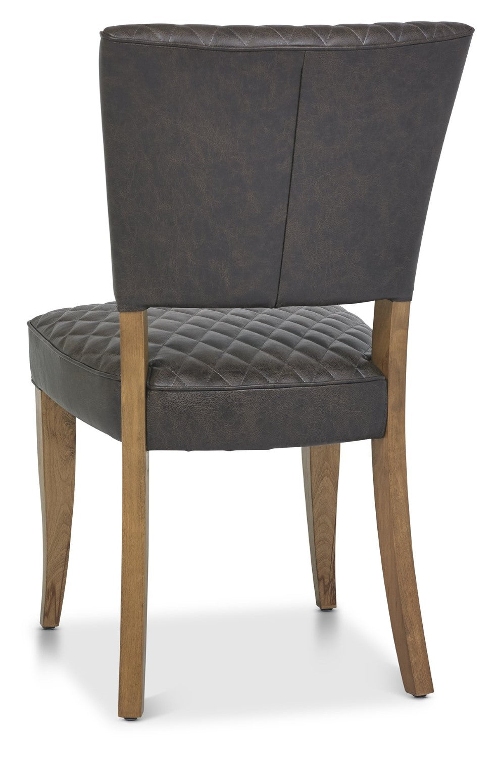Rustic Oak Oval Dining Table Set 6 Grey Leather Chairs - Home Furniture Interiors