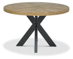 Rustic Oak Small Dining Table Set Grey Velvet Fabric Chairs - Home Furniture Interiors