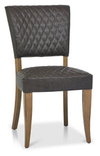 Rustic Oak Round Dining Table Set 4 Grey Leather Chairs - Home Furniture Interiors