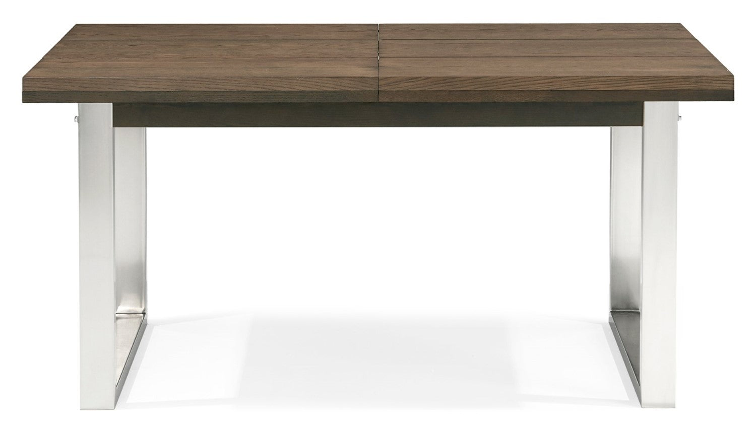 Dark Oak Chrome Extending Dining Set 4 Green Velvet Chairs - Home Furniture Interiors