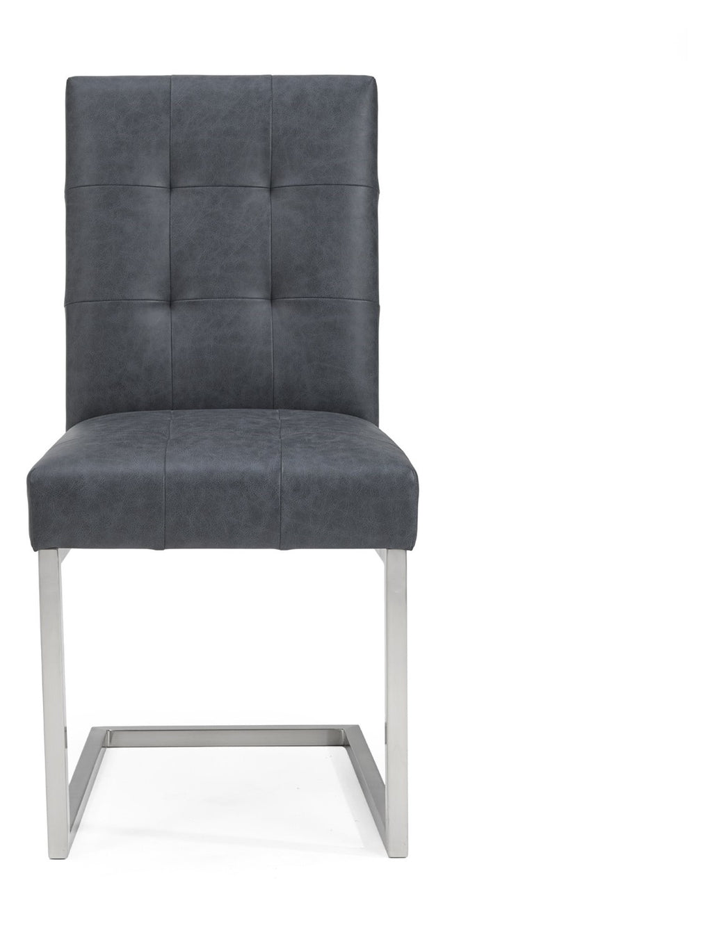Dark Oak Chrome Extending Dining Set 6 Black Leather Chairs - Home Furniture Interiors