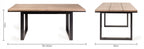 Oak Extending Table 6 Grey Leather Chairs Dining Set - Home Furniture Interiors