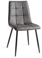 Oak Extending Table 6 Grey Leather Chairs Dining Set - Home Furniture Interiors