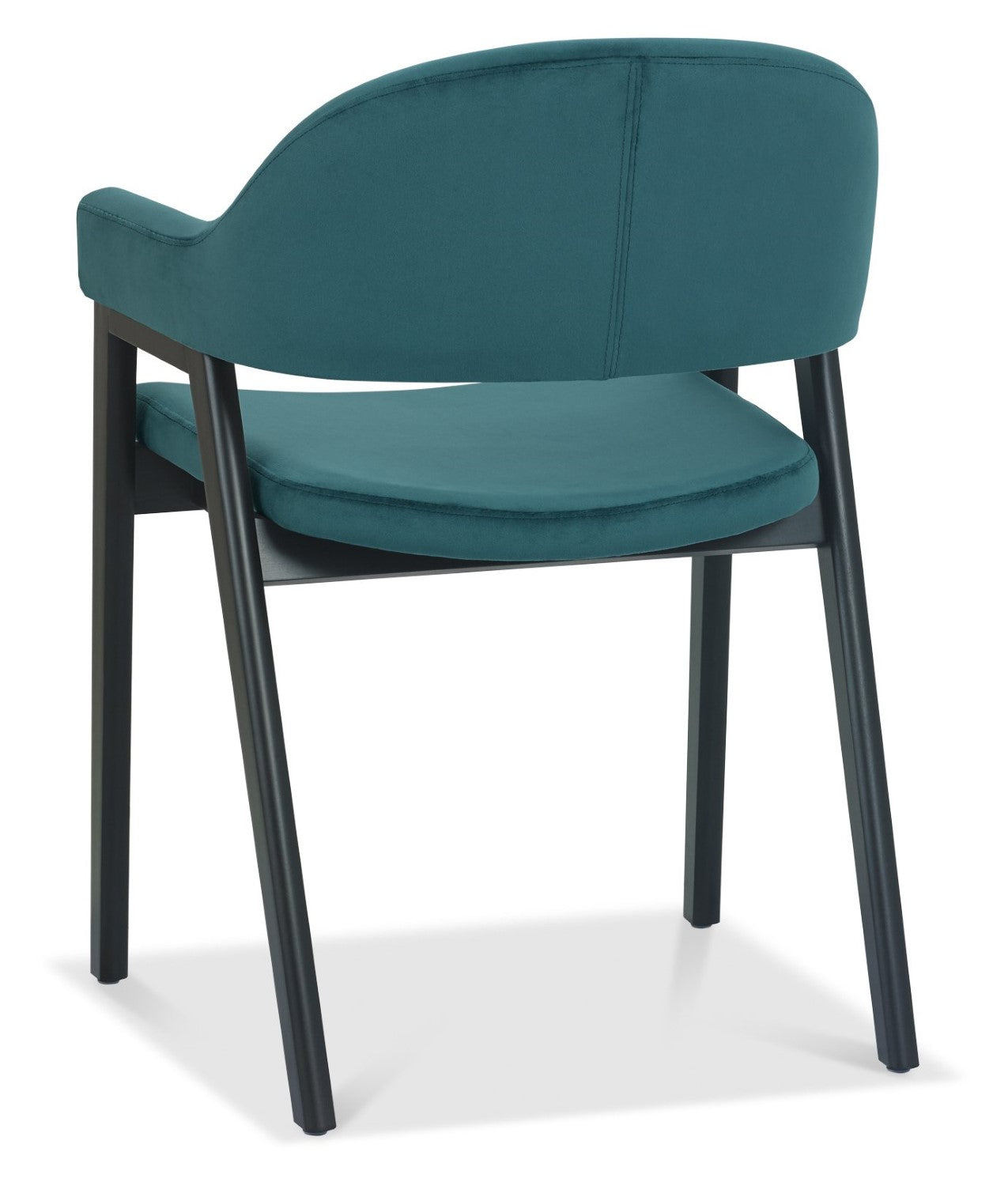 Blue Velvet Fabric Dining Arm Chair - Home Furniture Interiors