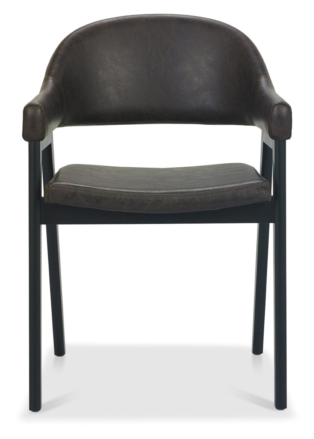 Weathered Oak Dining Table Set 4 Dark Grey Fabric Arm Chairs - Home Furniture Interiors