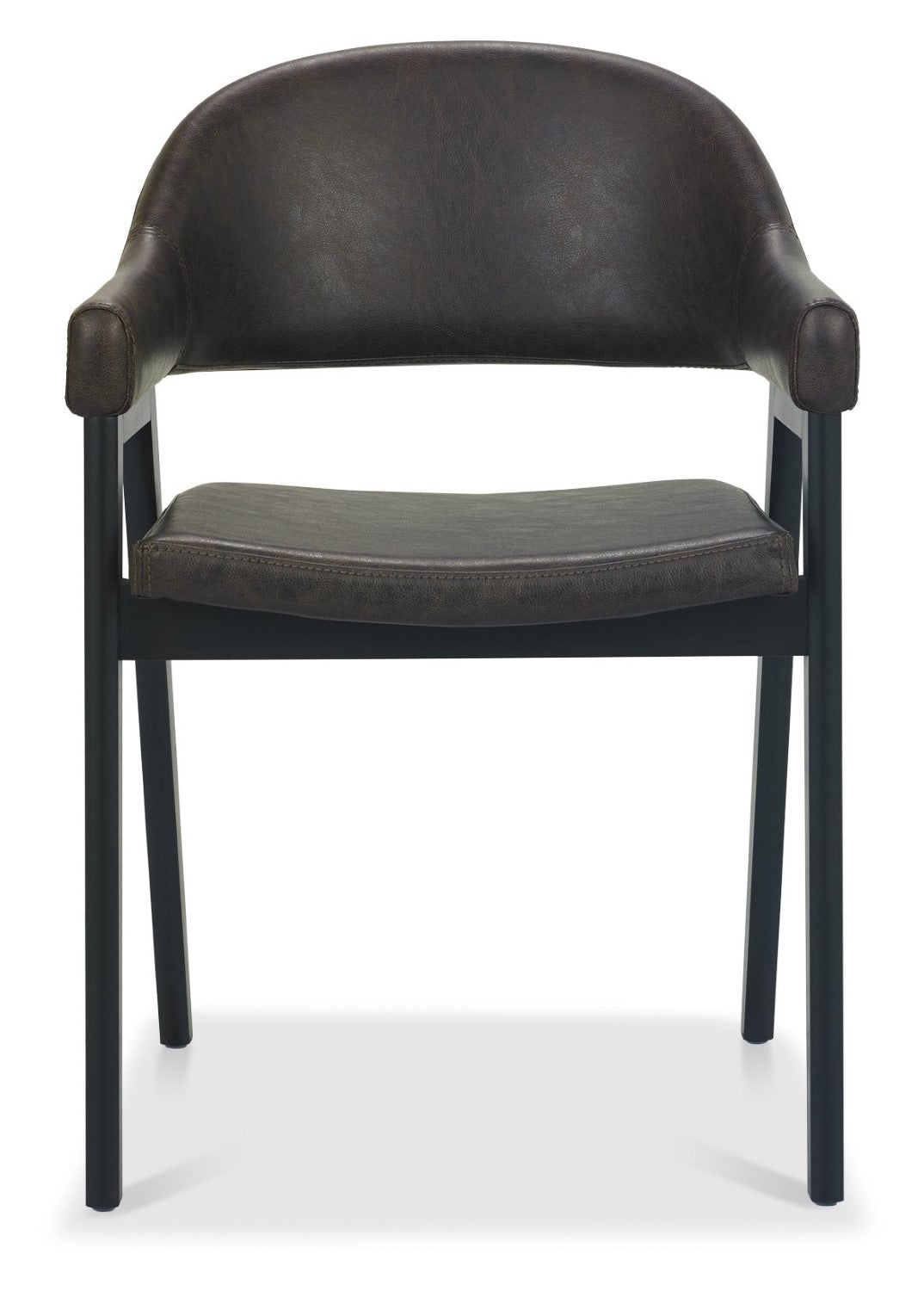 Weathered Oak Dining Table Set 4 Dark Grey Fabric Arm Chairs - Home Furniture Interiors