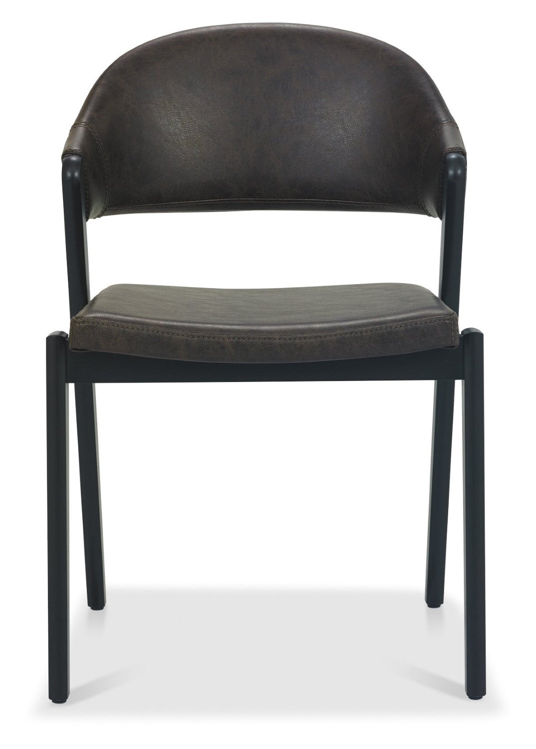 Weathered Oak Dining Table Set 6 Grey Fabric Side Chairs - Home Furniture Interiors