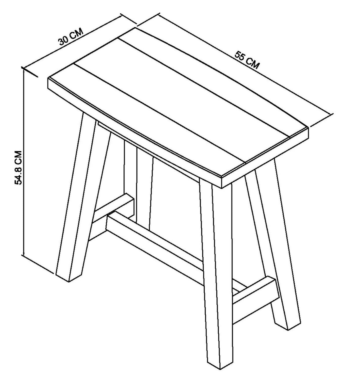 Rustic oak side table with a natural finish, featuring a traditional design, for use as a side lamp or end table by Bentley Designs