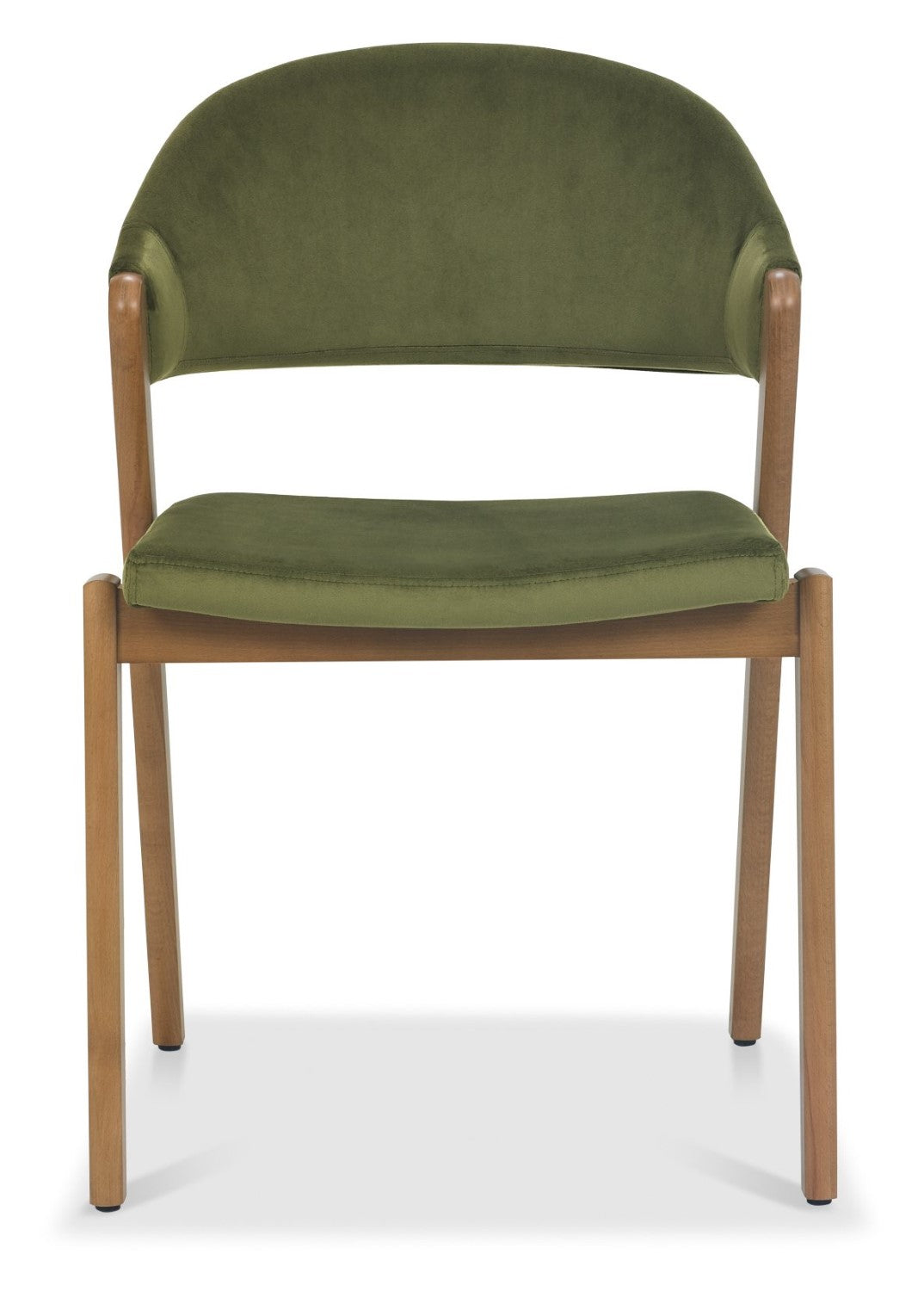 Rustic Oak Dining Set 2 Green Velvet Side Chairs and Bench - Home Furniture Interiors