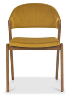Rustic Oak Extending Dining Table Set 4 Yellow Velvet Chairs - Home Furniture Interiors