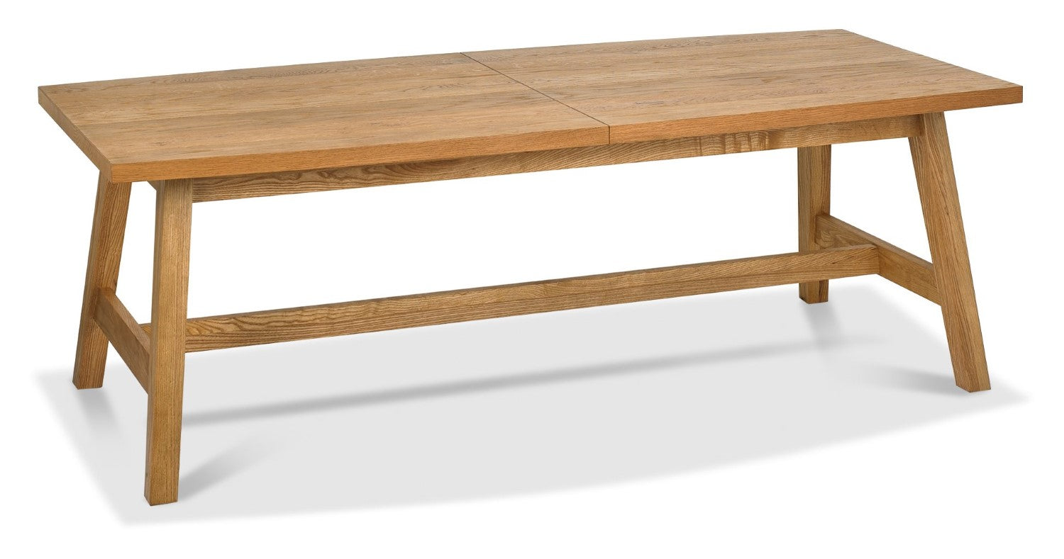 Rustic Oak Dining Table Set 6 Dark Grey Fabric Chairs - Home Furniture Interiors
