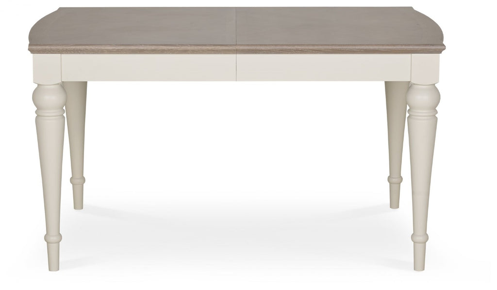 Grey Oak Dining Table Set with 4 Grey Leather Chairs - Home Furniture Interiors