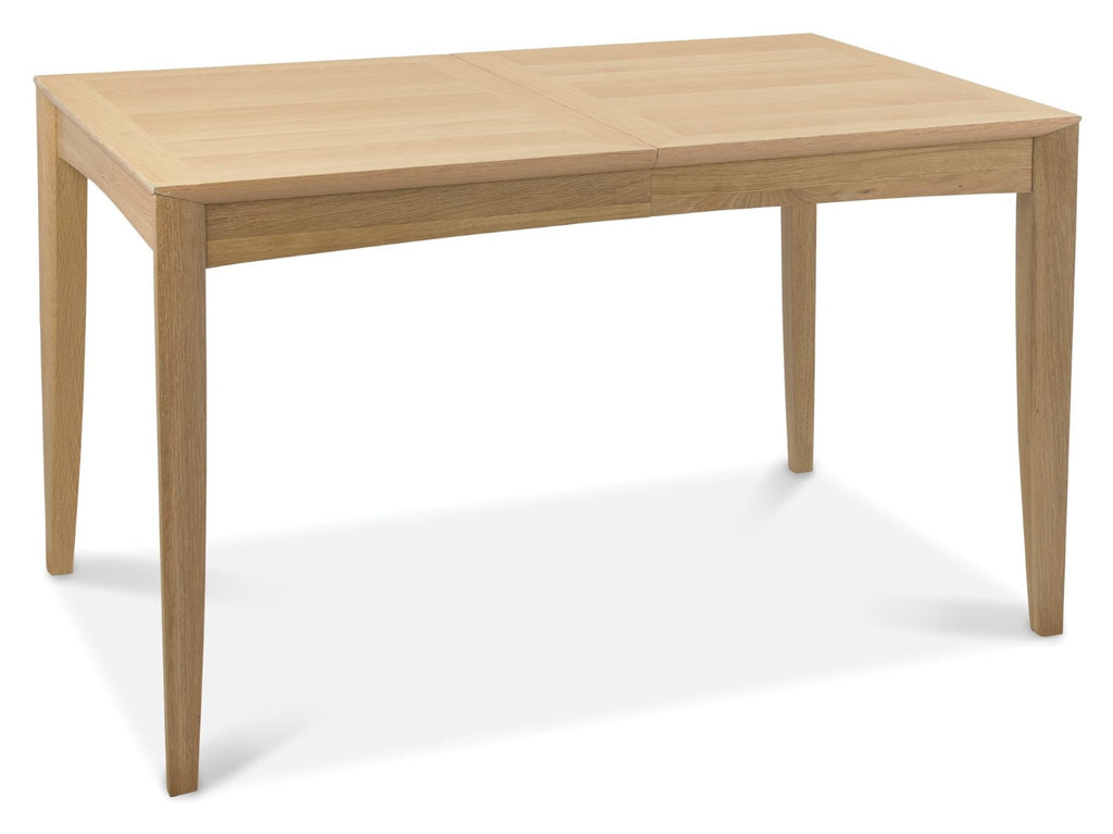 Oak 4 Dining Table And 4 Oak Chairs in Black Gold Fabric - Home Furniture Interiors
