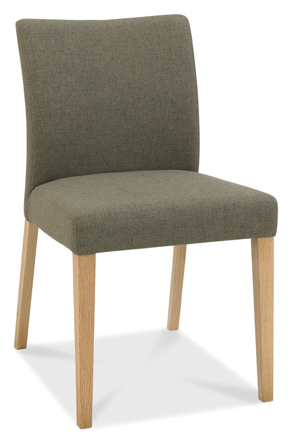 Oak 4 Dining Table And 4 Oak Chairs in Black Gold Fabric - Home Furniture Interiors