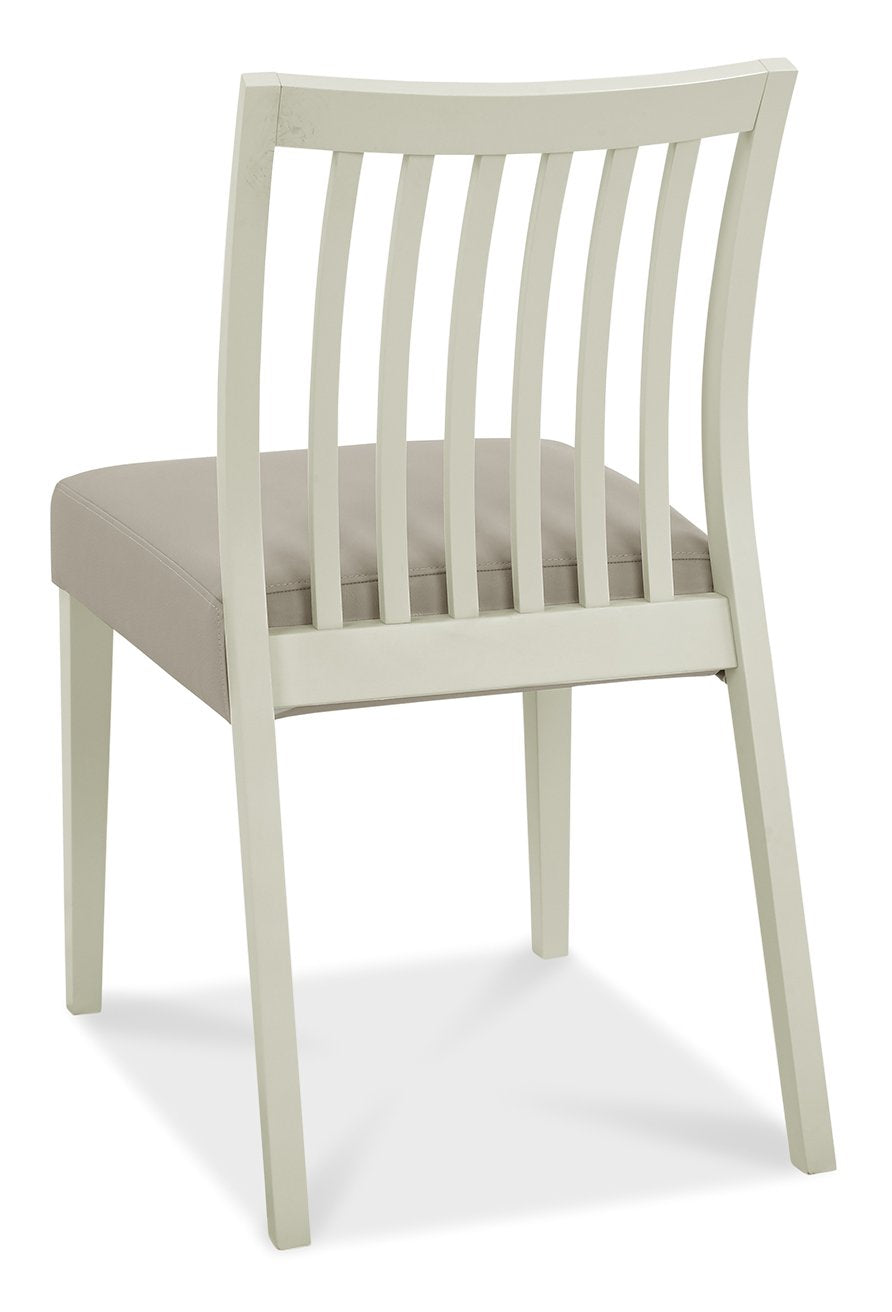 Grey Washed Oak Extending Dining Set 4 Grey Leather Chairs - Home Furniture Interiors