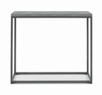 Grey Zinc Console Hall Table Metal Frame - Home Furniture Interiors
