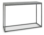 Zinc Metal Dark Grey Large Console Table - Home Furniture Interiors