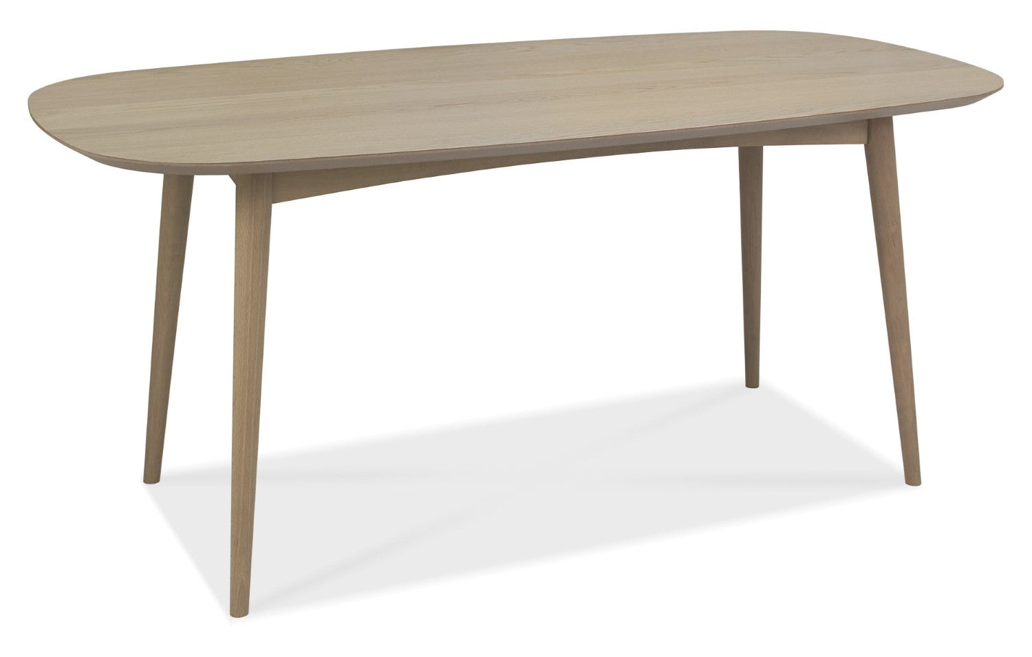 Scandi Oak Dining Table Set with 6 Spindle Back Chairs - Home Furniture Interiors