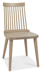Scandi Oak Dining Table Set with 6 Spindle Back Chairs - Home Furniture Interiors