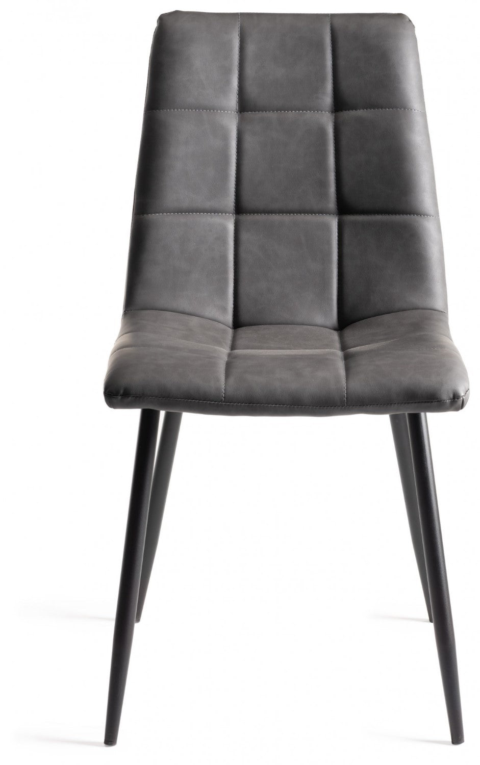 Oak Dining Table Set 4 Grey Leather Chairs - Home Furniture Interiors