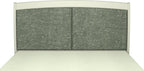 Alora Blue Grey Pearl Velvet Fabric King Bed Frame 150cm - Home Furniture Interiors