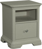 Alora Blue Grey 1 Drawer Bedside Table