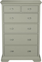 Alora Blue Grey 2+4 Tall Chest of Drawers