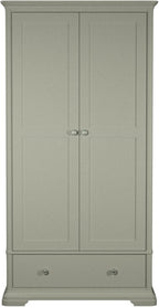 Alora Blue Grey Double Wardrobe - Home Furniture Interiors